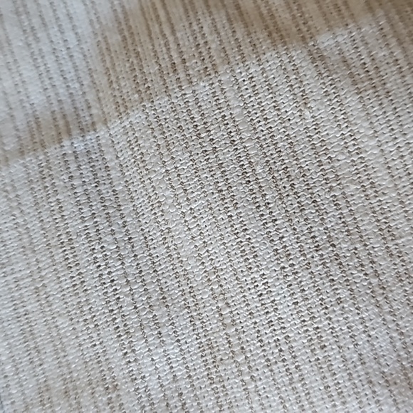 Threshold subtle stripe shower curtain textured off white - Picture 6 of 6